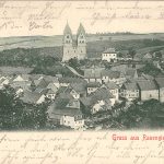 Ortsansicht von Südwesten; ältestes bisher bekannt gewordenes Foto von Ravengiersburg; am 13.09.1902 postalisch gelaufen