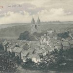 Unterstraße mit evangelischer Kirche und Hunsrückdom von Süden; am 05.08.1911 postalisch gelaufen