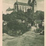 Hauptstraße mit Hunsrückdom von Norden; am 09.01.1926 postalisch gelaufen